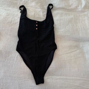 Frankie's Bikini's Ribbed One piece Swimsuit